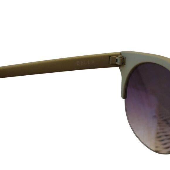 Light Green 1/2 Rim Cat's Eye Neff Sunglasses - Picture 16 of 16